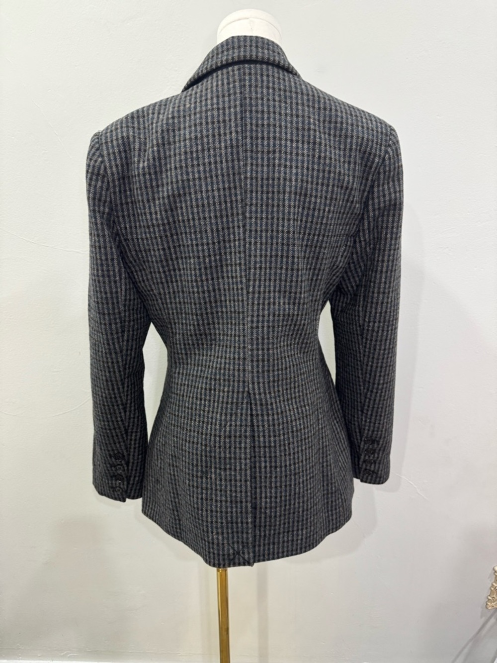 Rails “Doris” Tailored Wool Blend Blazer | Gray Check | Size M | NWOT - Picture 3 of 11